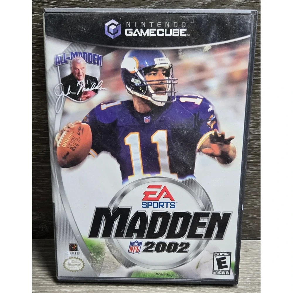 Madden NFL 2002 Nintendo GameCube Game CIB Complete Manual EA Sports NTSC